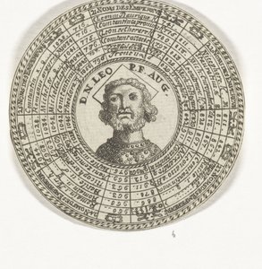 Münze mit dem Porträt von Leo III. und den Namen der oströmischen Kaiser
