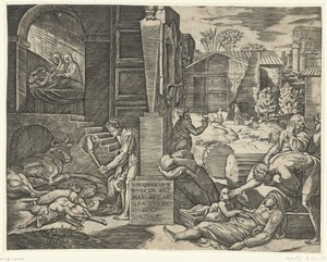 Pest bei den Trojanern auf Kreta und Traum des Aeneas