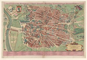 Stadtplan von Madrid von Anonymous