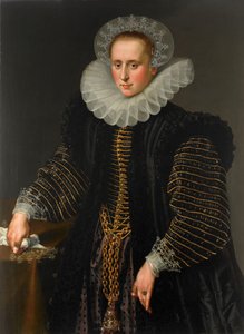 Porträt einer Frau, wahrscheinlich Maria Schuurman