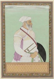Porträt von Dalil-khan, Großwesir von Aurangzeb, ehemaliger Gouverneur der Provinz Deccan; er stammt von den Rohela Pathanen ab