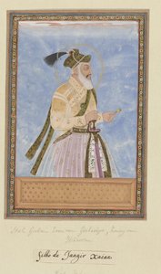 Porträt von Shah Jahan Padshah, dem Sohn von Jihangir, der nach seinem Vater in Hindustan regierte von Anonymous