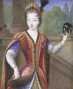 Porträt einer jungen Frau, möglicherweise Marguerite von Valois (1553-1615), Tochter von Heinrich II von Anonymous