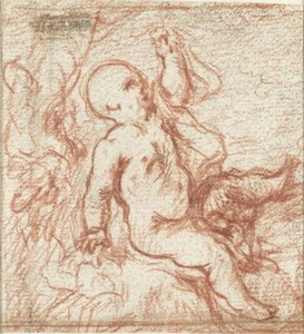 Putto in Landschaft