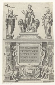 Rhea, Religion, Verwaltung und Hausgötter Titelblatt für: Georg Braun und Franz Hogenberg, De praecipuis, totius universi urbibus, liber secundus, s.a.