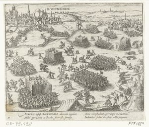 Roermond von Wilhelm von Oranien eingenommen, 1572 von Anonymous