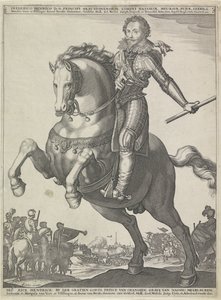 Reiterporträt von Friedrich Heinrich, Prinz von Oranien von Anonymous