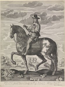 Reiterporträt von Wilhelm II., Prinz von Oranien von Anonymous