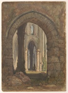 Ruine einer gotischen Kirche