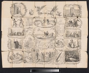 Karikatur im Leidener Studentenalmanach, 1865 von Anonymous