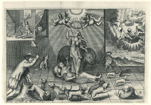 Karikatur auf die Engländer, 1673