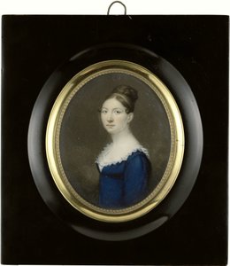Suzanna de Roth (1789-1822), Ehefrau von Jonkheer Isaäc Pierre Graafland (1789-1825), Ratsherr am Obersten Gerichtshof von Suriname von Anonymous