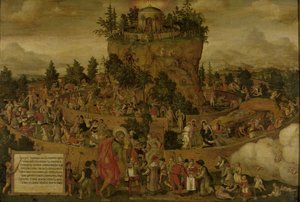 Tabula Cebetis (Die Tafel des Kebes oder Die Reise des menschlichen Lebens) von Anonymous