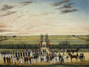 Das Begräbnis von Pater Joannes Vitus Janssen (1803-43) in Paramaribo