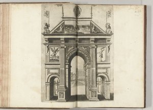 Triumphbogen mit dem Kranich, 1594 von Anonymous
