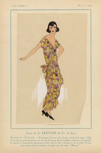 Très Parisien, 1923, Nr. 3: Stoffe von A. PRÉVOST...Bänder von Grenade.