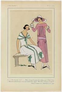 Très Parisien, 1923, Nr. 6: 5.- NE BOUDEZ PAS! - 1. Robe d