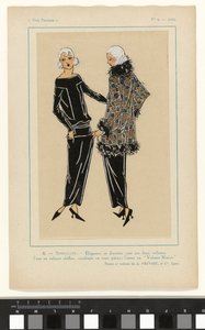 Très Parisien, 1923, Nr. 9: 8. - SIMPLICITÉ. - Elegante und diskrete...