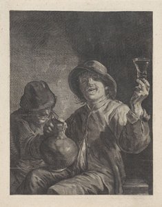 Zwei Bauern in einem Innenraum