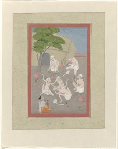 Kämpfende Yogis