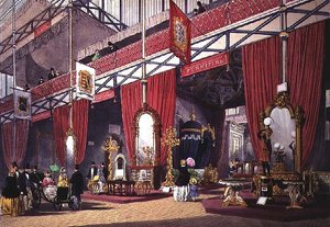 Ansicht der Möbelabteilung der Großen Ausstellung, 1851