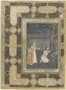 Frauen vor einem Linga-Altar (Bhairavi Ragini)