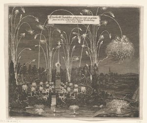 Feuerwerk bei der Pleißenburg, 8. Juli 1667