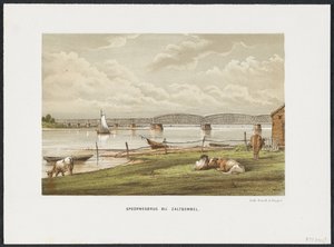Waalbrücke bei Zaltbommel, 1869