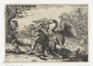 Wolf und Kranich