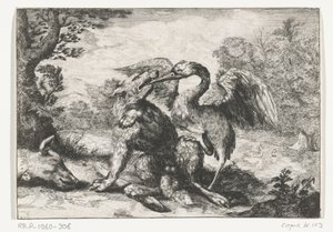 Wolf und Kranich