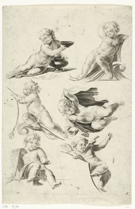 Sechs Putti
