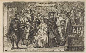 Krankheit durch Tanzen geheilt, 1673