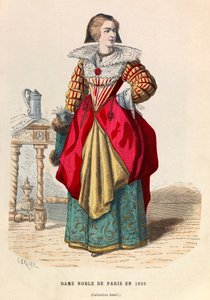 Eine Edeldame von Paris 1633 von Anonymous Anonymous
