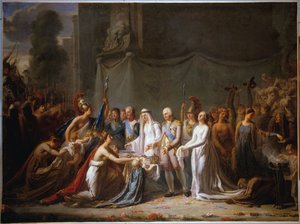 Allegorie des Einzugs von Louis XVIII in Paris am 3. Mai 1814