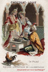 Anekdotische Geschichte des Essens: das Pilau (Truthahn). Sultan Amurat IV. (oder Murad IV)