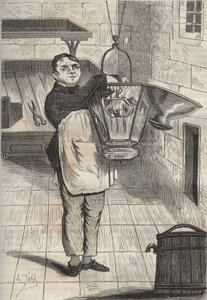 Anthelme Collet (1785-1840) im Bagne de Rochefort. Gravur in „Histoire des bagnes depuis leur création à nos jours“ (1877) von Pierre Zaccone (1817-1895). Private Sammlung. von Anonymous Anonymous