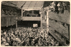 Feier des katholischen Gottesdienstes in Porrentruy, Schweiz im Jahr 1874, nach einer Fotografie. Gravur in „Les Missions Catholiques au XIXème Siècle“ von Louis-Eugène Louvet. Private Sammlung. von Anonymous Anonymous