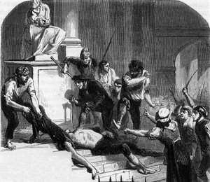 Französische Revolution - Massaker von La Glaciere, Avignon - Mord an Lescuyer