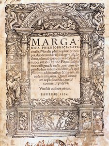 Frontispiz der Margarita Philosophica