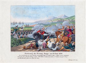 Russisch-Türkischer Krieg 1828-1829 - Der Fall der Festung Anapa am 23. Juni von Anonymous Anonymous