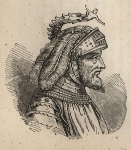 Luchino Visconti (Condottiere) - Lucien Visconti - Lucchino - 1287-1349 - Gravur von Anonymous Anonymous