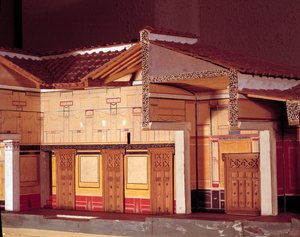 Miniatur des Hauses des tragischen Dichters in Pompeji von Anonymous Anonymous