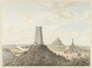 Denkmäler bei Waterloo von Anonymous Anonymous