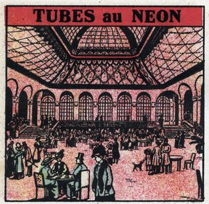 Neue Gaseigenschaften: Neonröhren. Anonyme Illustration von 1925. Private Sammlung. von Anonymous Anonymous