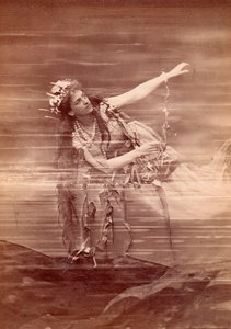 Opernsängerin Lilli Lehmann (1848-1929) als Woglinde in der Oper Das Rheingold von Richard Wagner. Bayreuth von Anonymous Anonymous