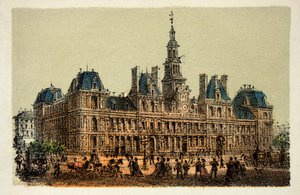 Paris 1874: Rathaus, private Sammlung