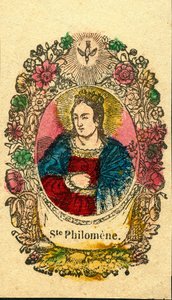 Andachtsbild: St. Philomena (Epinal-Druck) von Anonymous Anonymous