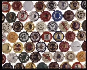 Placomusophilie - Champagnerkapsel - Muselet-Platte
