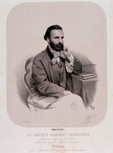 Porträt von Angelo Mariani von Anonymous Anonymous