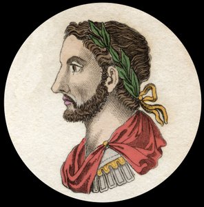 Porträt von Kaiser Antoninus Pius (86-181). Gravur des 19. Jahrhunderts. Mailänder von Anonymous Anonymous
